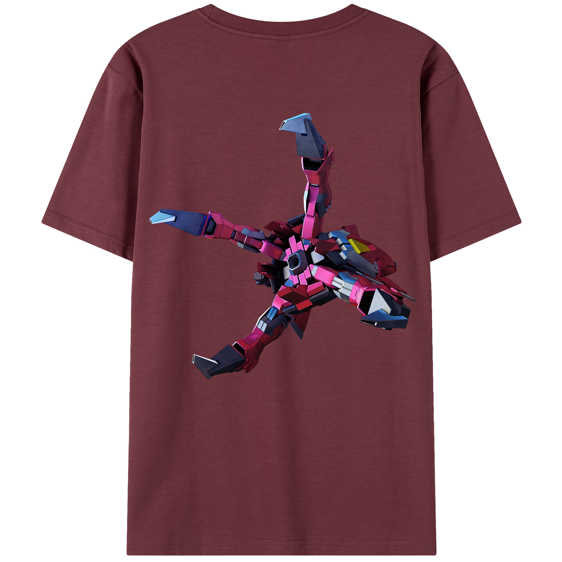 （画像用） 機動戦士ガンダム Mobile Suit Gundam 綿100％半袖Tシャツ（背面プリント）